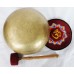 E657 Energetic Third Eye 'A' Chakra Healing Hand Hammered Tibetan Singing Bowl 10.75" wide Made in Nepal
